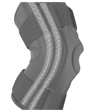Rodillera Doble Visagra Talla CH Negra Sock Doctor