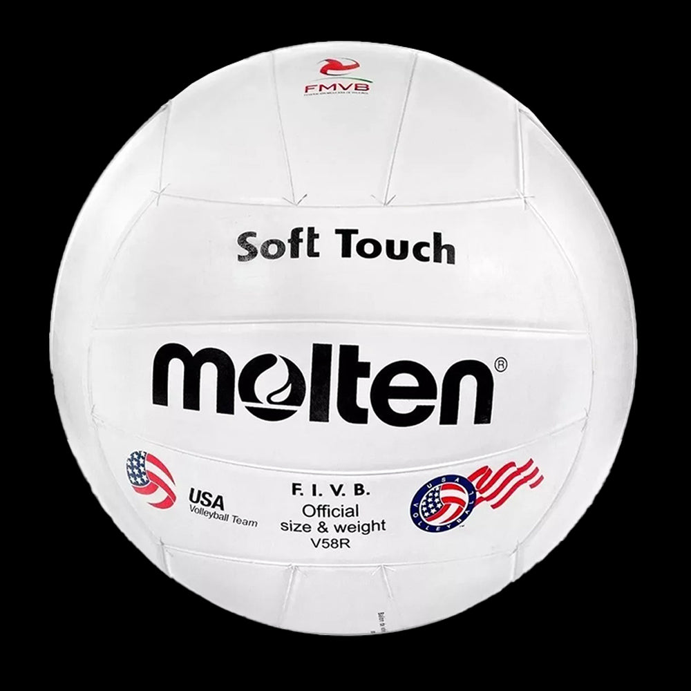 Balón De Voleibol Clásico V58R Hule Natural Moldeado No 5 Molten