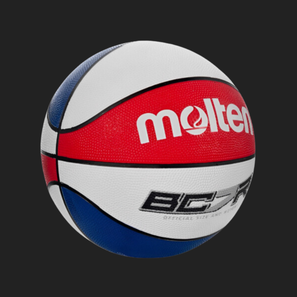 Balón De Basquetbol Exteriores TRICFIBA BC7R Hule Natural Moldeado No. 5 Molten
