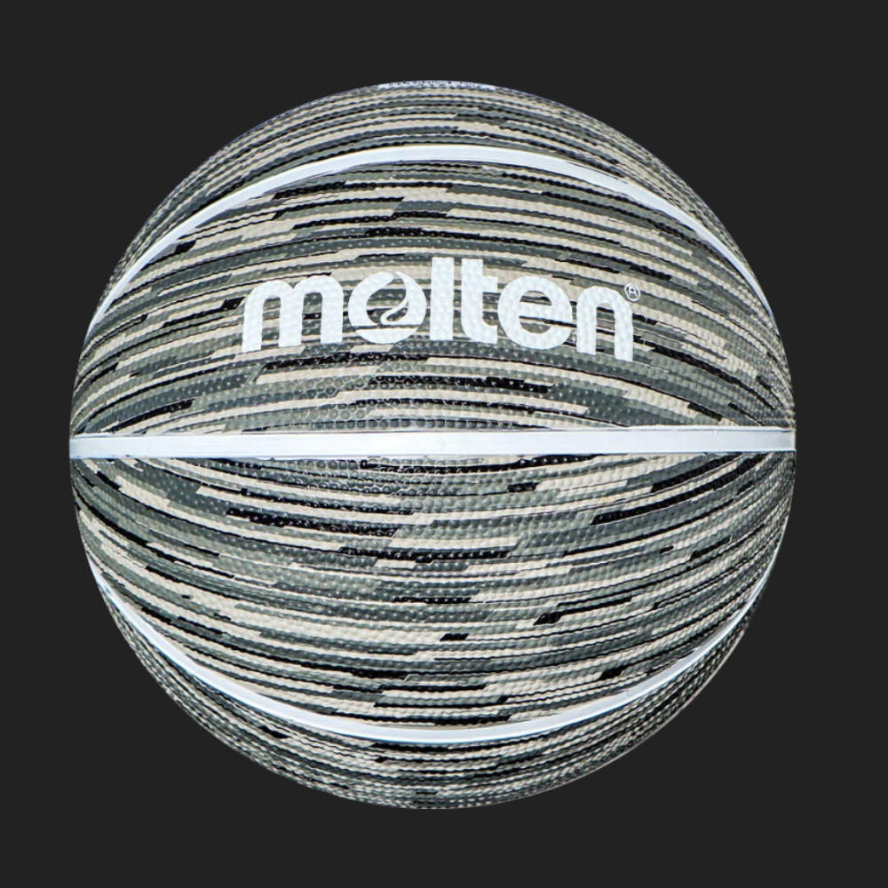 Balon de basquetbol B7F1600-KW Graphics Series hule natural negro/blanco no.7 Molten