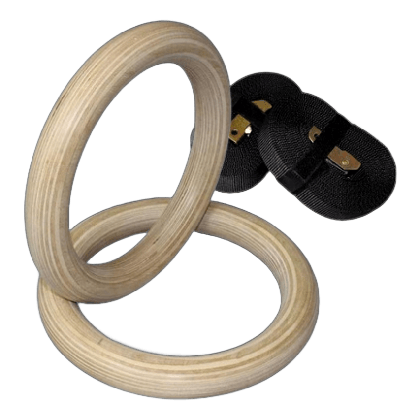 Aros de Gimnasia de Madera para Calistenia (Gymnastic Rings)