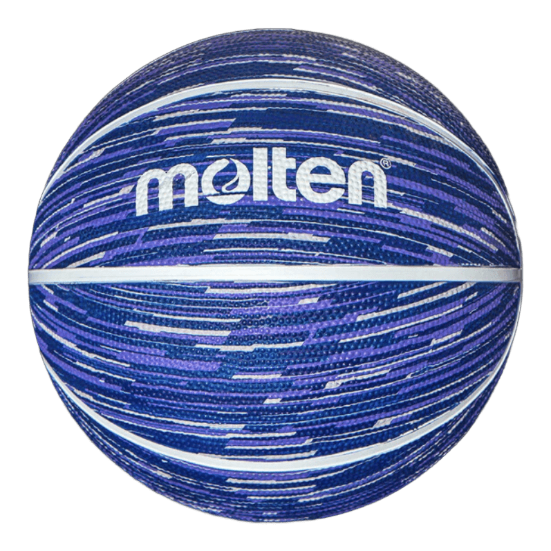 BALON DE BASQUETBOL B7F1600-BW GRAPHICS SERIES HULE NATURAL AZUL/BLANCO NO.7 MOLTEN