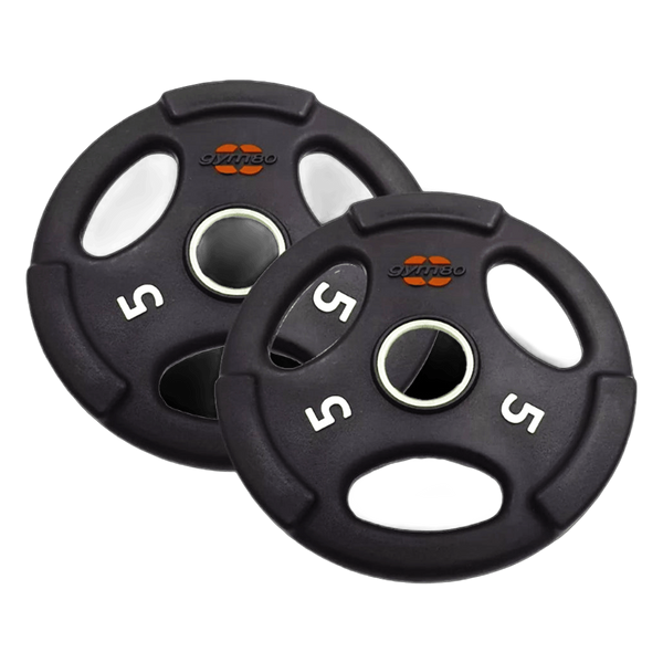Disco de Acero Recubierto PU 5 Kg 10 Lbs RVT