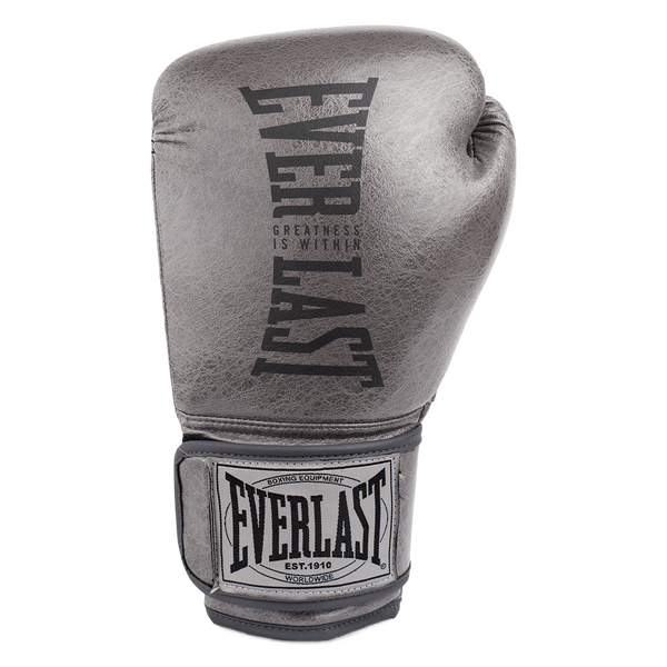 Guantes de Boxeo Everlast Vintage - Estilo Cuero Color Plata