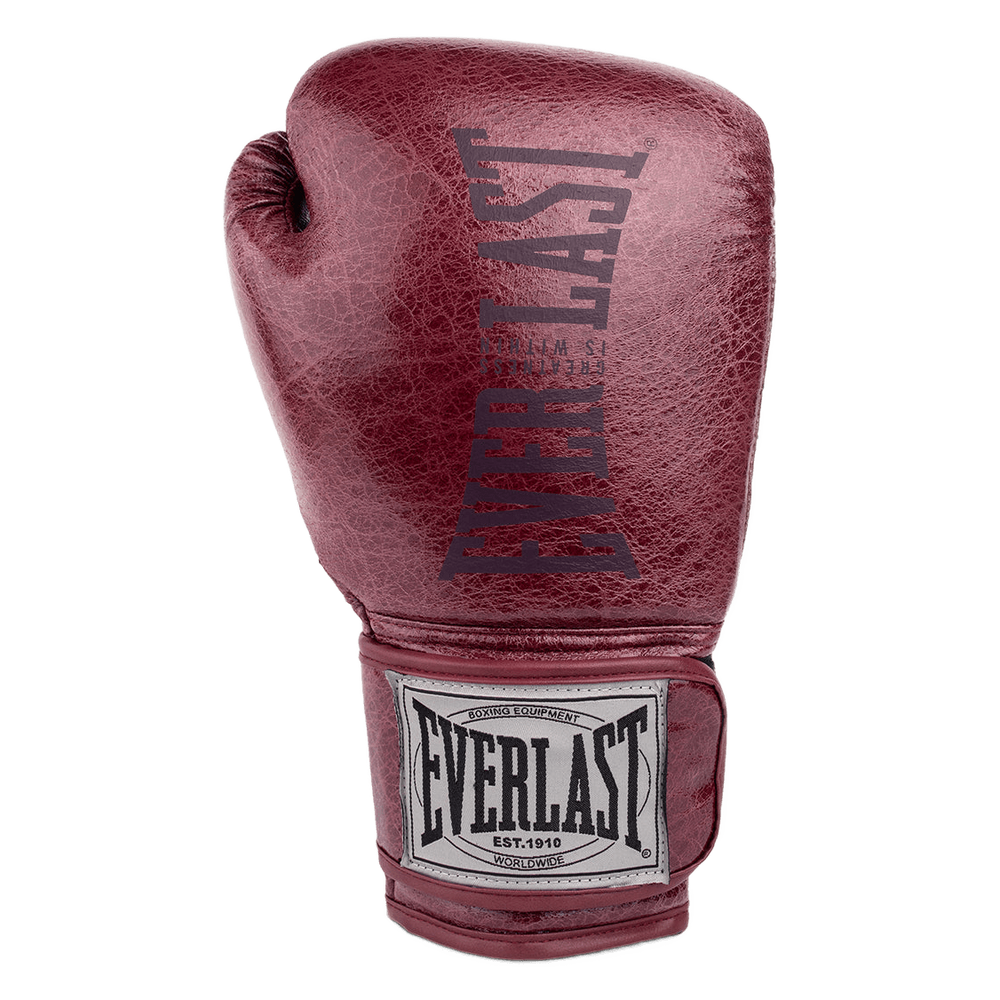 Guantes de Boxeo Everlast Vintage - Estilo Cuero Color Vino