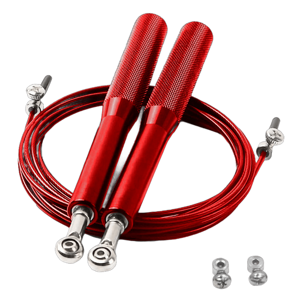 Kit de Speed Rope RVT Color Rojo con Remplazo y Tornillos