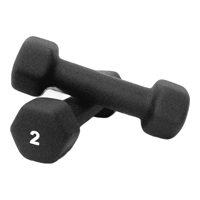 Mancuernas de Neopreno Antideslizantes para Pilates, Cardio y Rehabilitación