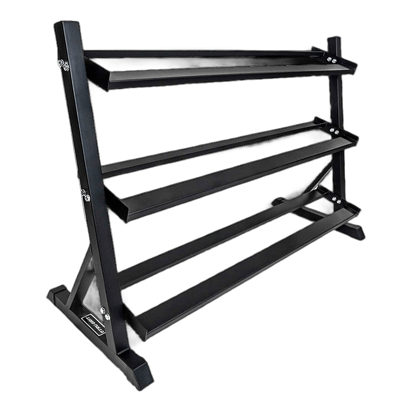 Rack Organizador de Mancuernas de 3 Niveles Alta Capacidad - RVT