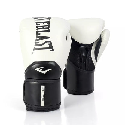 Guantes Everlast Elite 2 - Blanco y Negro