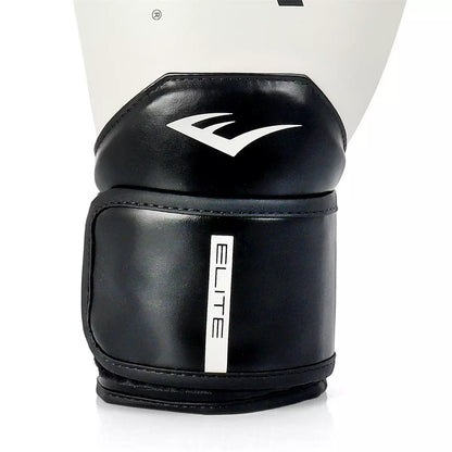 Guantes Everlast Elite 2 - Blanco y Negro