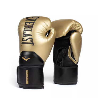 Guantes Everlast Elite 2 - Dorado y Negro