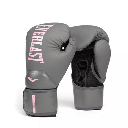 Guantes Everlast Elite 2 - Rosa y Gris