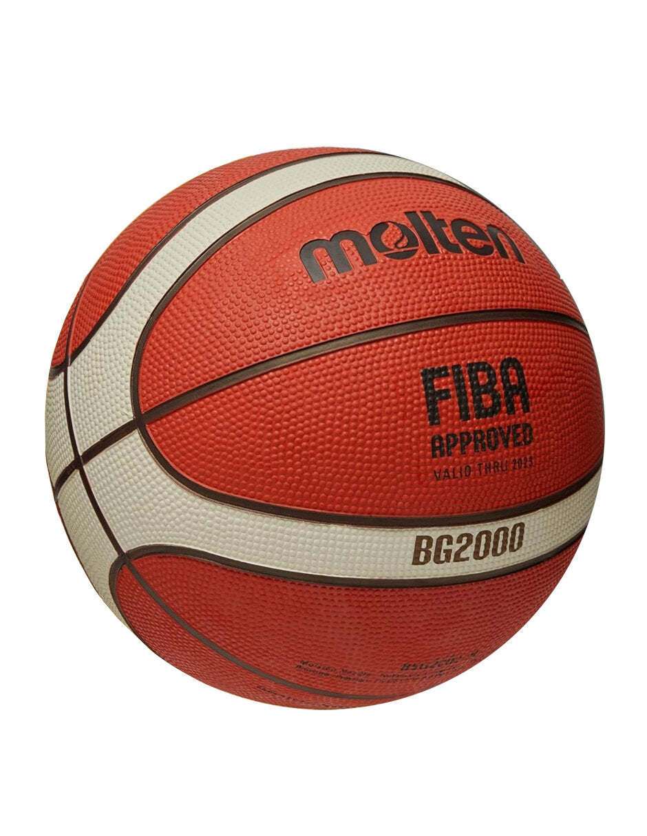 Balón De Basquetbol BG B7G2000-M3P Hule Natural Moldeado No.7 Molten