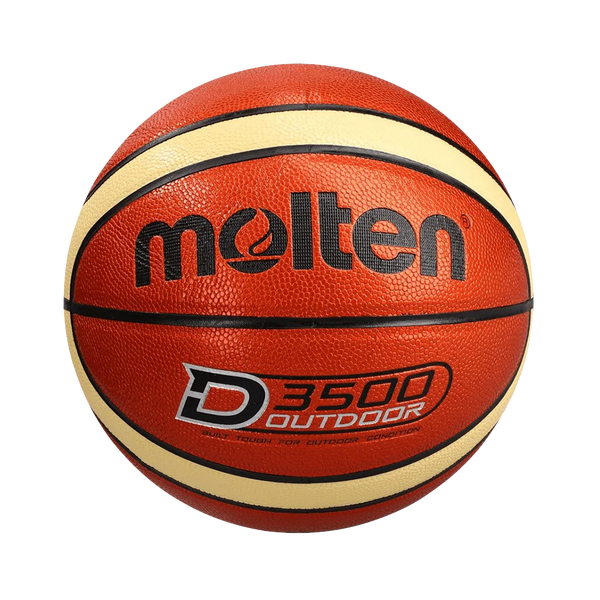 Balón De Basquetbol Tricfiba B7D3500 Giugiaro Piel Sintetica Naranja No.7 Molten
