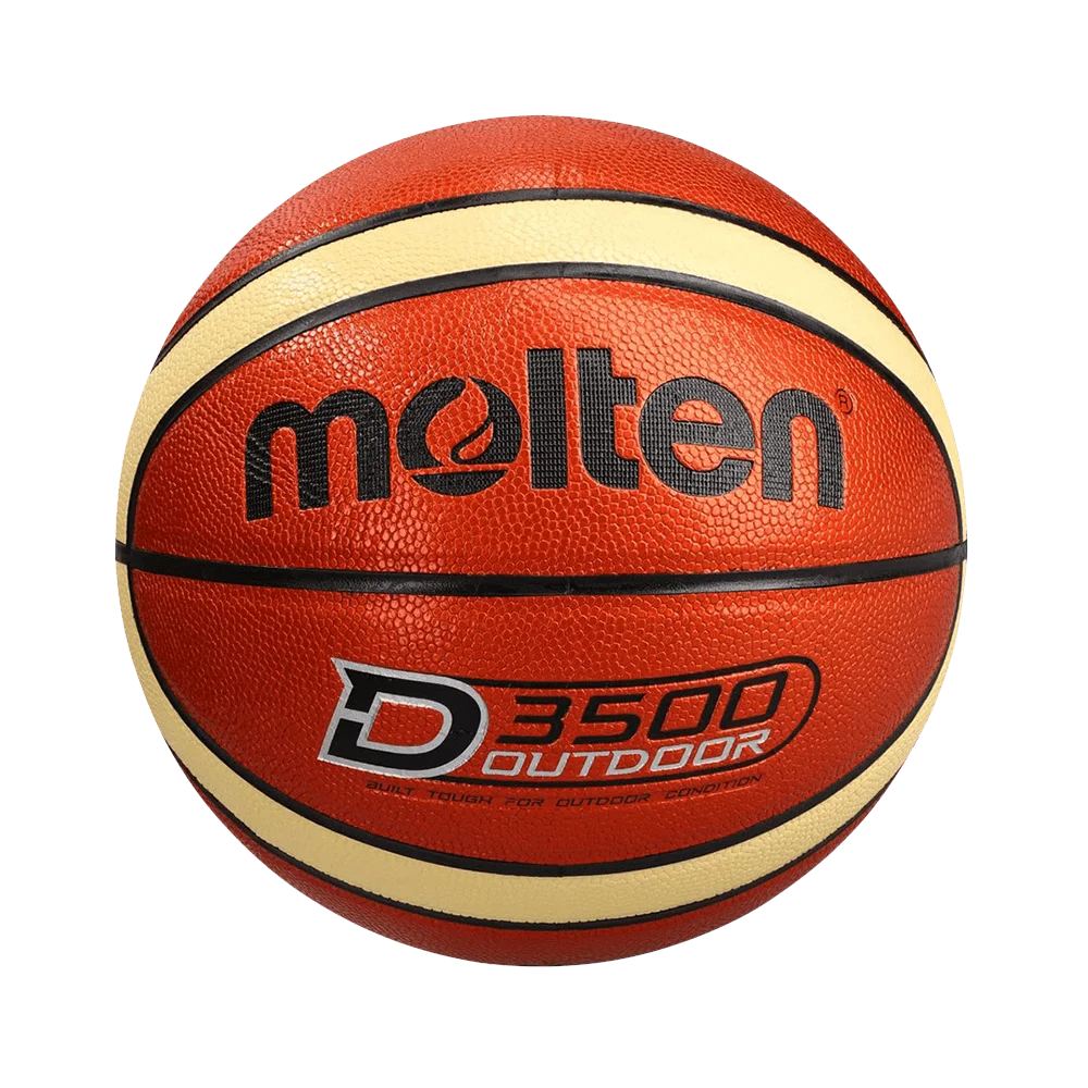 Balón De Basquetbol Tricfiba B7D3500 Giugiaro Piel Sintetica Naranja No.7 Molten