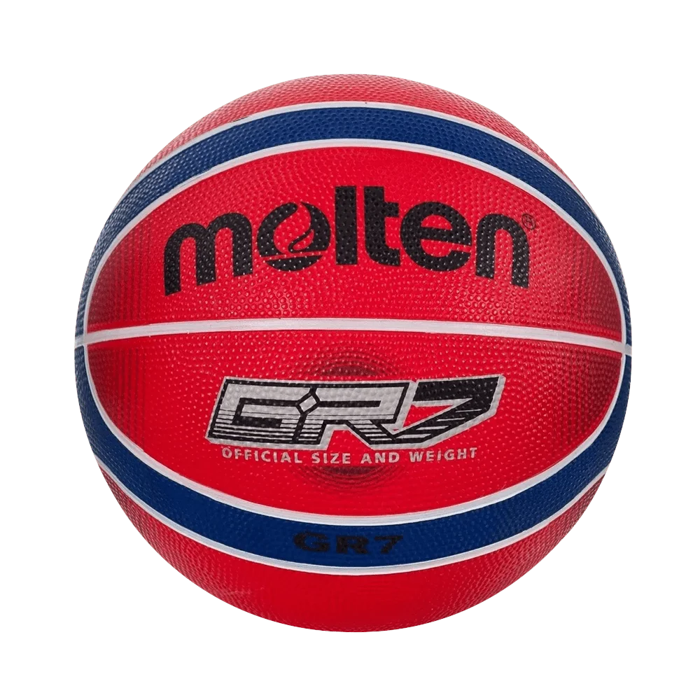 Balón De Básquetbol Bgrx7-Rb Giugiaro Hule Rojo/Azul No.7 Molten