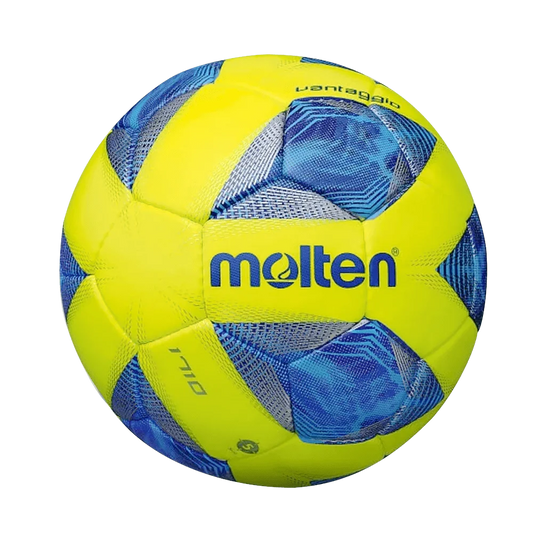 Balón De Futbol Soccer F5A1710-Y Piel Sintetica Cosido A Mano Amarillo No.5 Molten