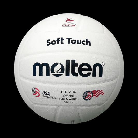 Balón De Voleibol Sala V58Cl Clásico Pu Laminado Blanco Blanco No.5 Molten