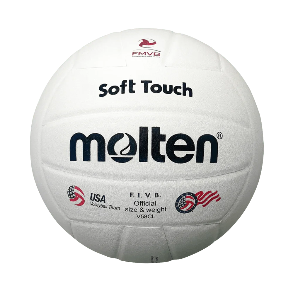 Balón De Voleibol Sala V58Cl Clásico Pu Laminado Blanco Blanco No.5 Molten