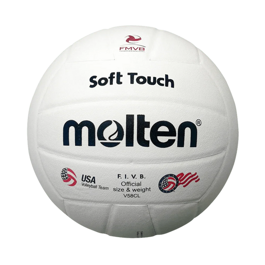 Balón De Voleibol Sala V58Cl Clásico Pu Laminado Blanco Blanco No.5 Molten