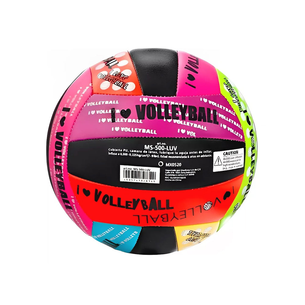 Balón De Voleibol Recreativo MS500-LUV PU Laminado Cosido A Maquina No 5 Molten