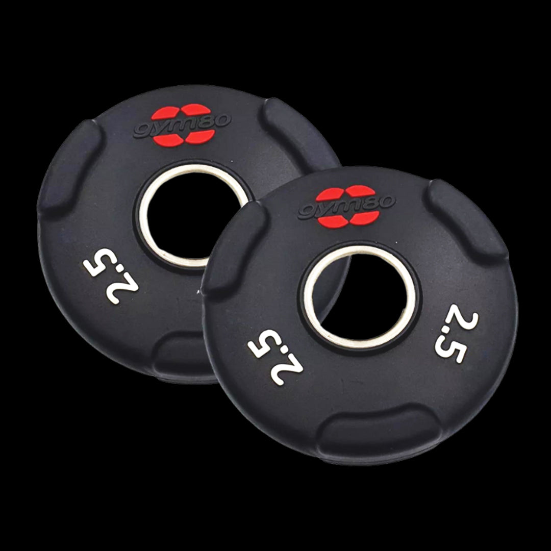 Disco De Acero Recubierto De PU 2.5 Kg 5 Lbs RVT