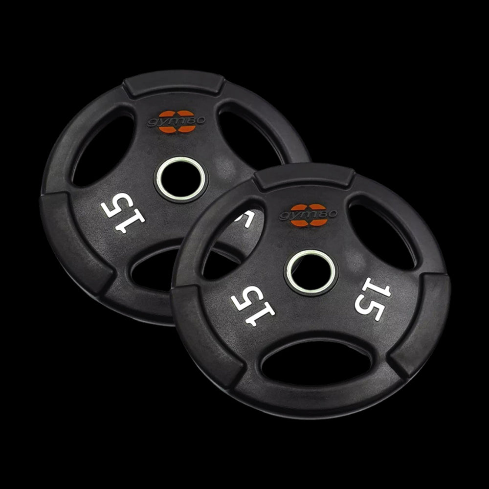Disco de Acero Recubierto PU 15 Kg 35 Lbs RVT
