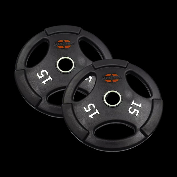 Disco de Acero Recubierto PU 15 Kg 35 Lbs RVT
