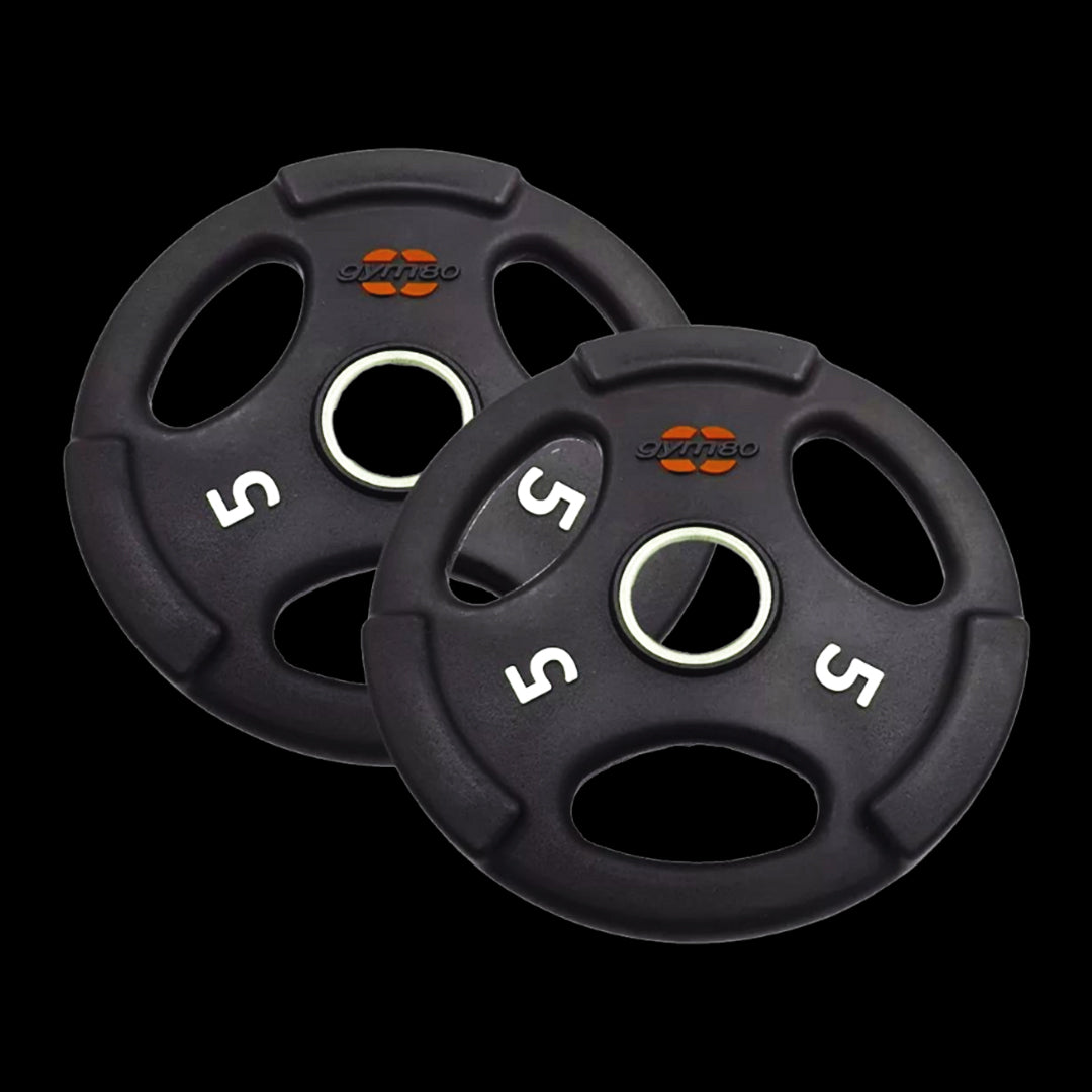 Disco de Acero Recubierto PU 5 Kg 10 Lbs RVT