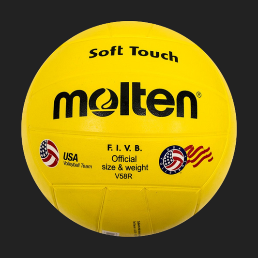 Balon de voleibol V58R-AM hule amarillo no.5 Molten