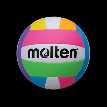 Balón De Voleibol Recreativo MS500-Neon PU Laminado Cosido A Maquina No 5 Molten