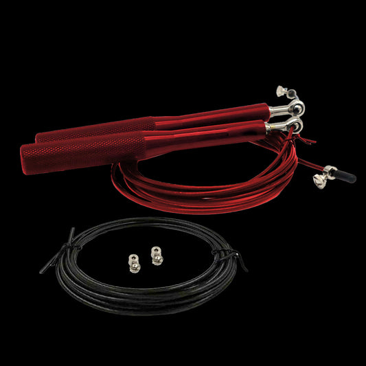 Kit de Speed Rope RVT Color Rojo con Remplazo y Tornillos