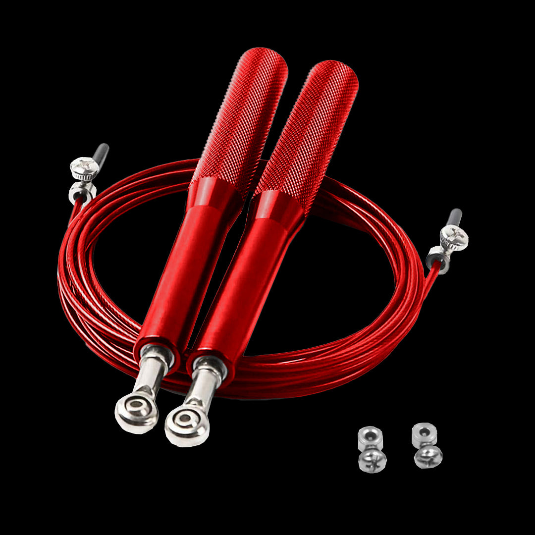 Kit de Speed Rope RVT Color Rojo con Remplazo y Tornillos