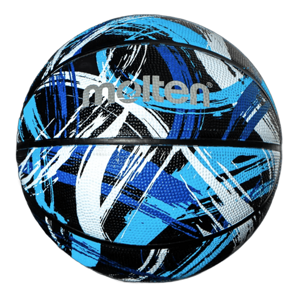 Balon de basquetbol B7F1611-KB Graphics Series deep channel hule natural negro/azul no.7 Molten