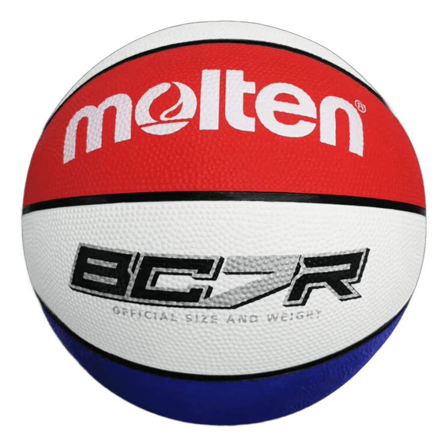 Balón De Basquetbol Exteriores TRICFIBA BC7R Hule Natural Moldeado No. 5 Molten