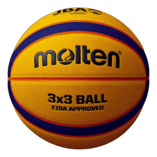 Balón De Basquetbol Piel Sintética 3x3 No.7 B33T5000 Para Competencia Profesional Molten