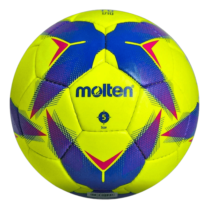 Balón De Futbol Soccer Forza F5R1710-Yb Piel Sintética Cosido A Mano Amarillo Azul No.5 Molten