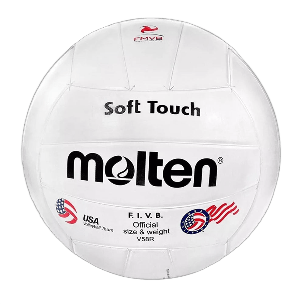 Balón De Voleibol Clásico V58R Hule Natural Moldeado No 5 Molten