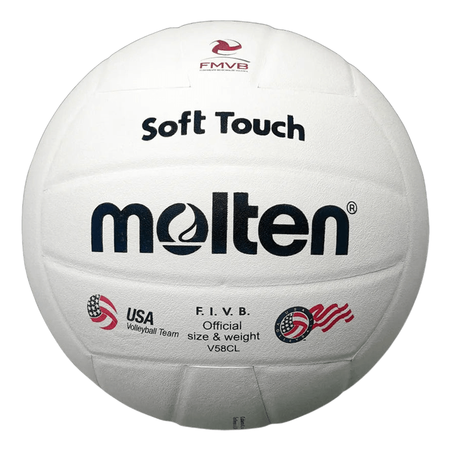 Balón De Voleibol Sala V58Cl Clásico Pu Laminado Blanco Blanco No.5 Molten