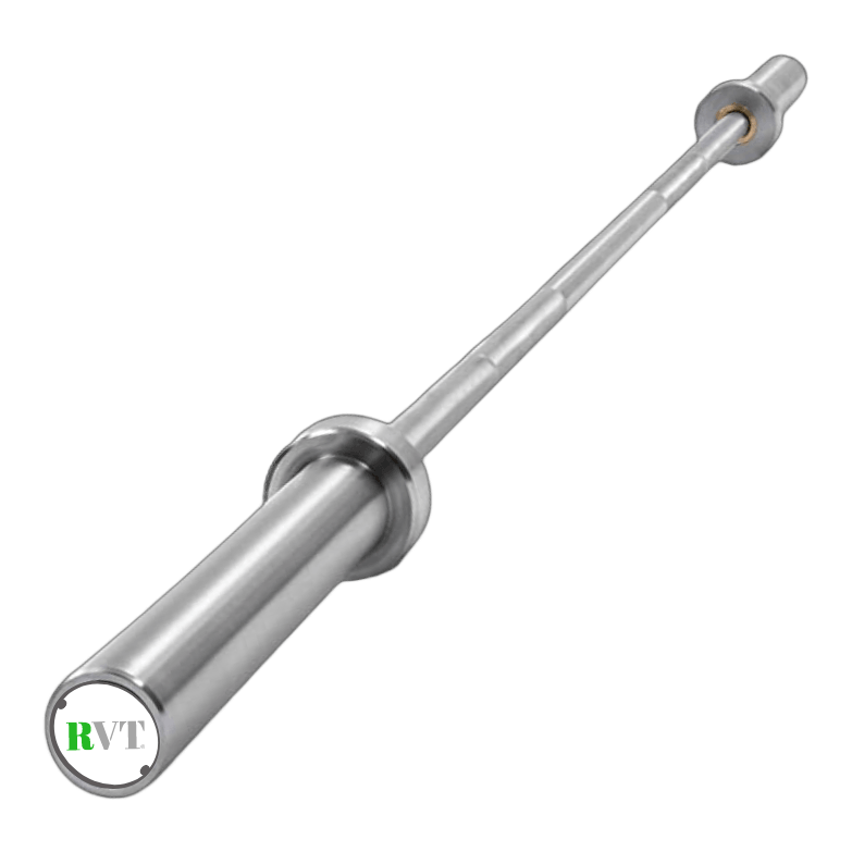 Barra Semi Olímpica Profesional RVT de Acero Inoxidable - 1200 lbs