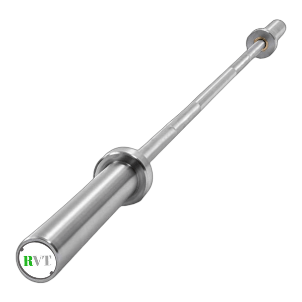 Barra Semi Olímpica Profesional RVT de Acero Inoxidable - 1200 lbs