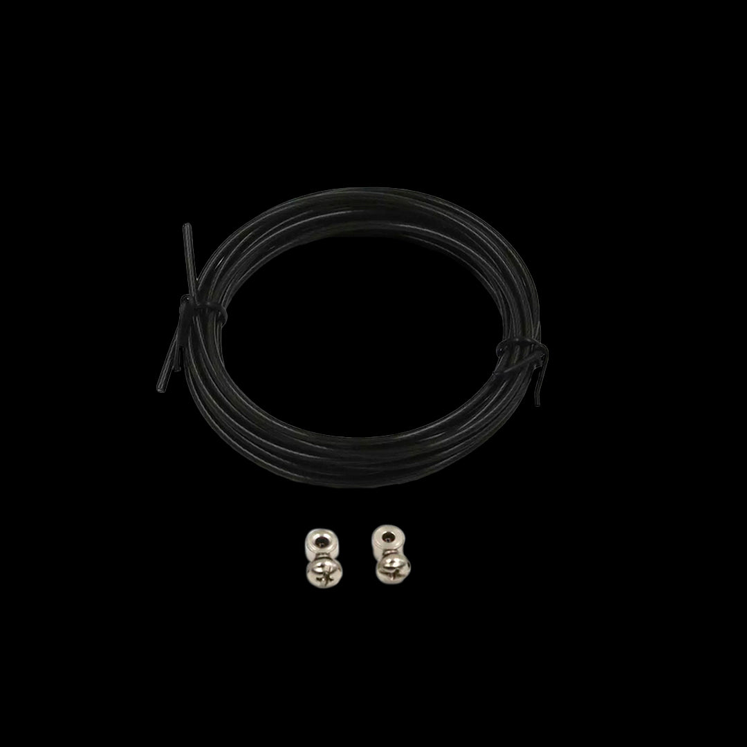 Kit de Speed Rope RVT Color Negro con Remplazo y Tornillos