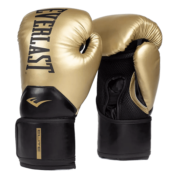 Guantes Everlast Elite 2 - Dorado y Negro