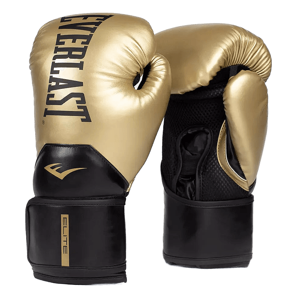 Guantes Everlast Elite 2 - Dorado y Negro