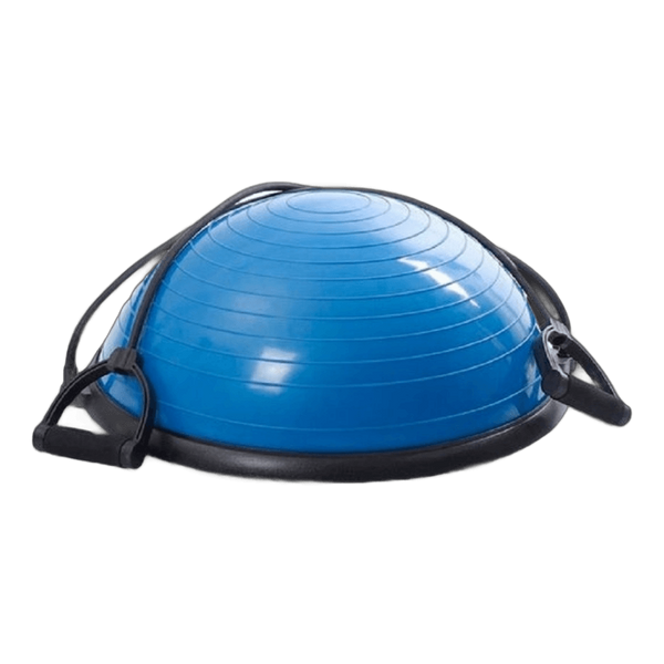 Entrenador de Equilibrio Tipo Pelota BOSU RVT - Profesional y Completo - Incluye Bandas