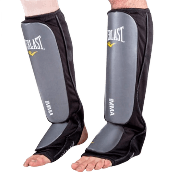 Espinilleras De Artes Marciales MMA Negro Everlast