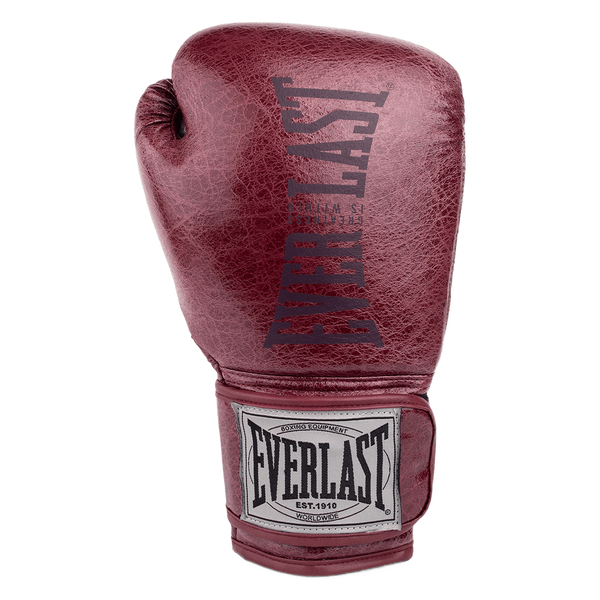 Guantes de Boxeo Everlast Vintage - Estilo Cuero Color Vino
