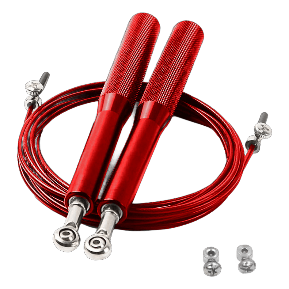 Kit de Speed Rope RVT Color Rojo con Reemplazo y Tornillos