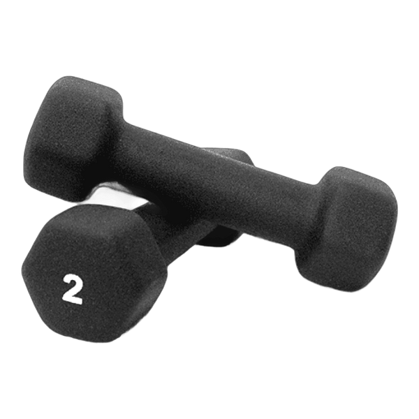 Mancuernas de Neopreno Antideslizantes para Pilates, Cardio y Rehabilitación