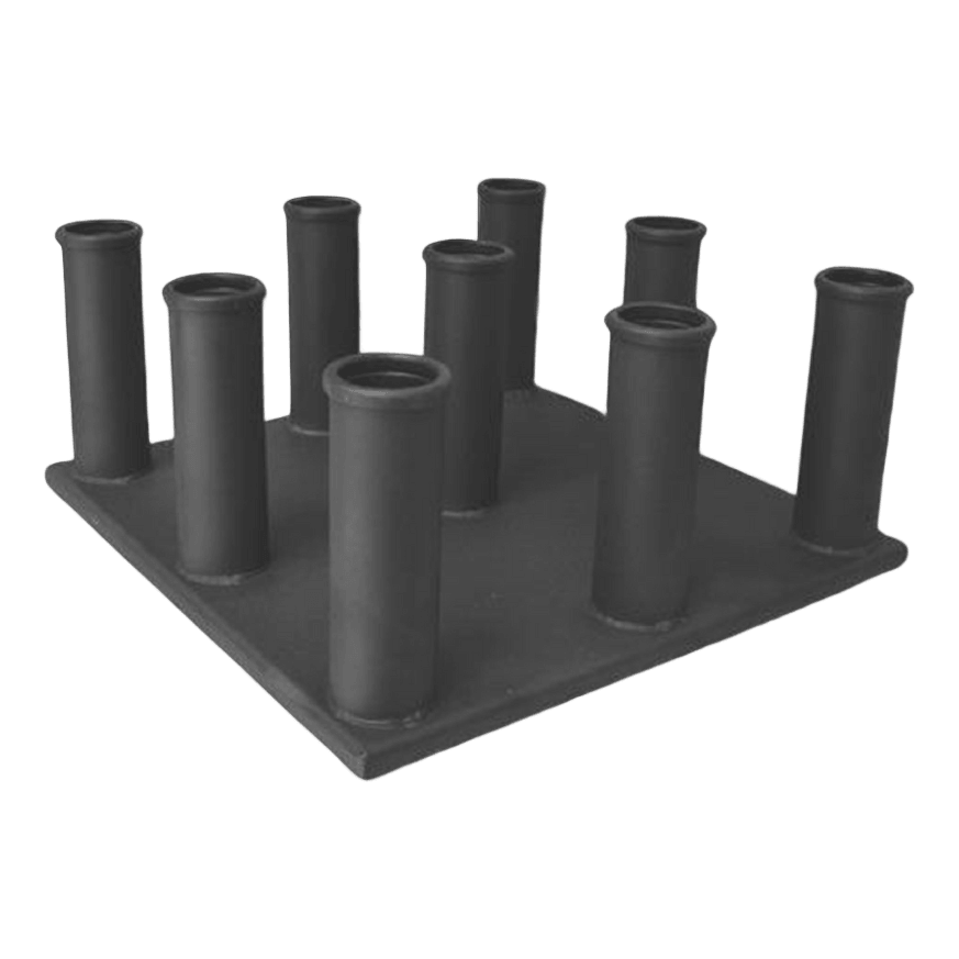 Rack de piso vertical para 9 Barras